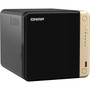 QNAP Turbo NAS TS-464-8G SANNAS Storage System - 1 x Intel Celeron N5095 Quad-core 4 Core - 4 x HDD Supported - 0 x HDD Installed - TS-464-8G-US