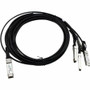 Axiom 100GBASE-CR4 QSFP28 to 4 SFP28 Passive DAC Intel Compatible 2m - 6.6 ft Twinaxial Network Cable for OEM Module, Switch, Router, (Fleet Network)