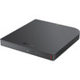 Buffalo MediaStation BRXL-PUS6U3B Portable Blu-ray Writer - External - TAA Compliant - BD-RRE Support - 24x CD Read24x CD Write16x BRXL-PUS6U3B