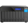 QNAP TVS-h874X-i9-64G SAN/NAS Storage System - 1 x Intel Core i9 i9-12900 Hexadeca-core (16 Core) - 8 x HDD Supported - 0 x HDD - 8 x (Fleet Network)