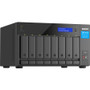 QNAP TVS-h874X-i9-64G SAN/NAS Storage System - 1 x Intel Core i9 i9-12900 Hexadeca-core (16 Core) - 8 x HDD Supported - 0 x HDD - 8 x (Fleet Network)