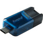 Kingston DataTraveler 80 M 128GB USB 3.2 (Gen 1) Type C Flash Drive - 128 GB - USB 3.2 (Gen 1) Type C - 200 MB/s Read Speed - 200 MB/s (Fleet Network)