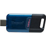 Kingston DataTraveler 80 M 128GB USB 3.2 (Gen 1) Type C Flash Drive - 128 GB - USB 3.2 (Gen 1) Type C - 200 MB/s Read Speed - 200 MB/s (DT80M/128GB)