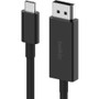 Belkin Connect USB-C To DisplayPort 1.4 Cable - 6.6 ft DisplayPort/USB-C Data Transfer Cable for Chromebook, MacBook, iPad Pro, TV, - (AVC014bt2MBK)