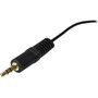 StarTech.com 12 ft PC Speaker Extension Audio Cable - Mini-phone Male - Mini-phone Female - 12ft - Black (MU12MF)