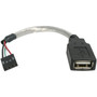 StarTechcom_6in_USB_20_Cable_-_USB_A_to_USB_4_Pin_Header_FF_USB_A_Female_to_Motherboard_Header_Adapter_-_USB_cable_-_4_pin_USB_Type_USBMBADAPT