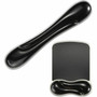 Kensington Duo Gel Wave Keyboard Wrist Rest - 369 9360 mm x 192 4880 mm x 104 2650 mm Dimension - Black - Gel - 1 Pack K62414WW