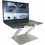 Amer Mounts Notebook Stand - Up to 15.6" Screen Support - Aluminum Alloy - Silver (Fleet Network)