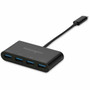 Kensington CH1200 USB-C 10Gbps 4-Port Hub - USB 32 Gen 2 31 Gen 2 Type-C - External - 4 USB Ports - ChromeOS Mac Windows K33616WW
