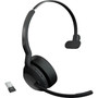 Jabra Evolve2 55 Headset - Mono - Wireless - Bluetooth - 984 ft - 20 Hz - 20 kHz - On-ear - Monaural - Supra-aural - MEMS Technology 25599-899-999-01