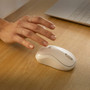 Logitech M240 Silent Bluetooth Mouse - Travel Mouse - Wireless - Bluetooth - Off White - Symmetrical 910-007116