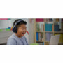 Logitech Zone Learn Headset - Stereo - USB Type A - Wired - On-ear - Binaural - Circumaural - 4.3 ft Cable - Noise Canceling (981-001362)
