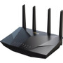Asus RT-AX5400 Wi-Fi 6 IEEE 802.11 a/b/g/n/ac/ax  Wireless Router - 4G - Dual Band - 2.40 GHz ISM Band - 5 GHz UNII Band - 4 x x - 675 (RT-AX5400)