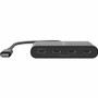 Belkin Connect USB-C to 4-Port USB-C Hub - USB 3.2 Gen 2 (3.1 Gen 2) Type-C - 4 USB Port(s) - PC, ChromeOS, Mac, iPadOS (AVC018btBK)