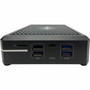 Black Box Emerald DeskVue KVM Receiver - 4K - 3840 x 2160 Maximum Video Resolution - 2 x Network RJ-45 - 5 x USB - 3 x HDMI - 12 V V EMD5004-R