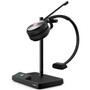 Yealink WH62 Portable Headset - Mono - Wireless - DECT CAT-iq - 393.7 ft - 32 Ohm - 20 Hz - 20 kHz - Over-the-head - Monaural - - MEMS (1208641)