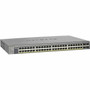 Netgear ProSafe GS752TP Ethernet Switch - 48 Ports - Manageable - Gigabit Ethernet - 101001000Base-TX 1000Base-X - 3 Layer - - 4 - GS752TP-300NAS