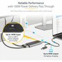StarTechcom USB-C to Dual-HDMI Adapter USB-CA to 2x HDMI 4K 60Hz 100W PD Pass-Through 1ft30cm Built-in Cable USB to HDMI - 1 - 109B-USBC-HDMI