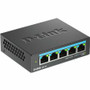 D-Link 5-Port Multi-Gigabit Unmanaged Switch - 5 Ports - 2.5 Gigabit Ethernet, Gigabit Ethernet - 2.5GBase-T, 10/100/1000Base-T - 2 - (Fleet Network)