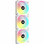 Corsair iCUE QX120 Cooling Fan - 3 x Fan(s) - 1786.8 L/min Maximum Airflow - 2400 rpm - Magnetic Dome Bearing - RGB LED - White - PC (CO-9051006-WW)