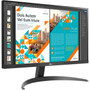LG 24QP500-B 238 QHD LCD Monitor - 169 - Black - 2400 60960 mm Class - In-plane Switching IPS Technology - LED Backlight - x 24QP500-B