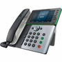 Poly Edge E550 IP Phone - Corded - Corded - NFC Wi-Fi Bluetooth - Desktop - VoIP - IEEE 80211abgn - 2 x Network RJ-45 - PoE 89B57AAABA