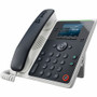 Poly Edge E100 IP Phone - Corded - Corded - Desktop, Wall Mountable - VoIP - 2 x Network (RJ-45) - PoE Ports (82M86AA)