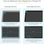 StarTechcom 28-inch 169 Computer Monitor Privacy Filter Anti-Glare Privacy Screen w51 Blue Light Reduction - 30 deg View - - 2869-PRIVACY-SCREEN