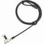 Kensington Slim N17 20 Combination Laptop Lock for Wedge-Shaped Slots - Resettable - 4-wheel - Combination Lock - Carbon Steel - 59 K65094WW