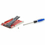 StarTechcom M2 to U3 Adapter For M2 NVMe SSDs PCIe M2 Drive to 25inch U3 SFF-TA-1001 Host AdapterConverter TAA Compliant 1M25-U3-M2-ADAPTER
