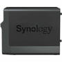 Synology DiskStation DS423 SANNAS Storage System - Realtek RTD1619B Quad-core 4 Core 170 GHz - 4 x HDD Supported - 0 x HDD - 4 x - DS423
