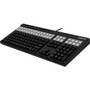 CHERRY LPOS QWERTY Keyboard - 131 Keys - QWERTY Layout - 42 Relegendable Keys - Magnetic Stripe Reader - USB - Black (G86-71410EUADAA)