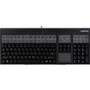 CHERRY LPOS QWERTY Keyboard - 127 Keys - QWERTY Layout - 42 Relegendable Keys - Magnetic Stripe Reader - USB - Black (Fleet Network)