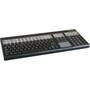 CHERRY LPOS QWERTY Keyboard - 127 Keys - QWERTY Layout - 42 Relegendable Keys - Magnetic Stripe Reader - USB - Black G86-71401EUADAA