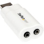 StarTech.com USB 2.0 to Audio Adapter - Sound card - stereo - Hi-Speed USB - 1 x Type A Male USB - 1 x Mini-phone Female Audio In (ICUSBAUDIO)