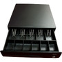Posiflex CR-3100 Cash Drawer - 5 Bill - 6 Coin - 3 Lock PositionPrinter Driven - Black - 3.50" (88.90 mm) Height x 15.70" (398.78 mm) (Fleet Network)