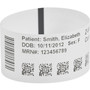 Zebra Z-Band UltraSoft Wristband Cartridge Kit White - 1 Width x 6 Length - Permanent Adhesive - Direct Thermal - White - - 300  10015358K