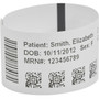 Zebra Z-Band UltraSoft Wristband Cartridge Kit White - 1 Width x 7 Length - Permanent Adhesive - Direct Thermal - White - - 250  10015357K