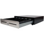 apg Genesis Cash Drawer - USD 5 Bill - 5 Coin - 2 Media Slot - 4 Lock Position - Stainless Steel Plastic - Textured Black - 430 mm VBS320-BL1616