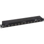 DITEK DTK-RM12ETHS 12-Outlet Surge Suppressor/Protector - 12 x RJ-45 - 144 VA - Ethernet - TAA Compliant (Fleet Network)