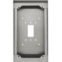 Aiphone SBX-IDVF Mounting Box for Door Station - Polished Stainless Steel - Surface Mount, Wall Mount - Polished Stainless Steel - (Fleet Network)