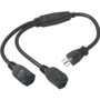 C2G 1-TO-2 Power Cord Splitter - 35.56cm (29802)