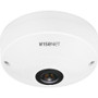 Wisenet QNF-8010 6 Megapixel Indoor Network Camera - Color - Fisheye - H.265, H.264, MJPEG, H.264M, H.264B, H.264H - 2048 x 2048 - 1.1 (Fleet Network)