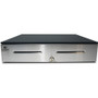 apg Legend Cash Drawer - USD 5 Bill - 5 Coin - Stainless Steel - Black - 4.20" (106.68 mm) Height x 18" (457.20 mm) Width x 16.70" mm) (Fleet Network)