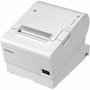Epson OmniLink TM-T88VII Desktop Direct Thermal Printer - Monochrome - Receipt Print - Ethernet - USB - USB Host - With Cutter - White C31CJ57051