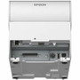 Epson OmniLink TM-T88VII Desktop Direct Thermal Printer - Monochrome - Receipt Print - Ethernet - USB - USB Host - With Cutter - White C31CJ57051