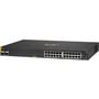 Aruba 6000 24G Class4 PoE 4SFP 370W Switch - 24 Ports - Manageable - Gigabit Ethernet - 10/100/1000Base-T, 1000Base-X - 3 Layer - - 2 (Fleet Network)