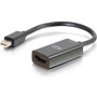 C2G Mini DisplayPort to HDMI Passive Adapter - Black - M/F - 8" HDMI/Mini DisplayPort A/V Cable for Notebook, HDTV, Projector, Device (Fleet Network)