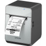 Epson OmniLink TM-L100 Desktop Direct Thermal Printer - Monochrome - Label Print - Ethernet - USB - USB Host - With Cutter - Black - - (C31CJ52011)