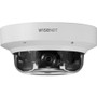 Wisenet PNM-9084QZ1 8 Megapixel Full HD Network Camera - Color - Dome - TAA Compliant - H.265, H.264, MJPEG, H.265M, H.265B, H.265H, - (Fleet Network)